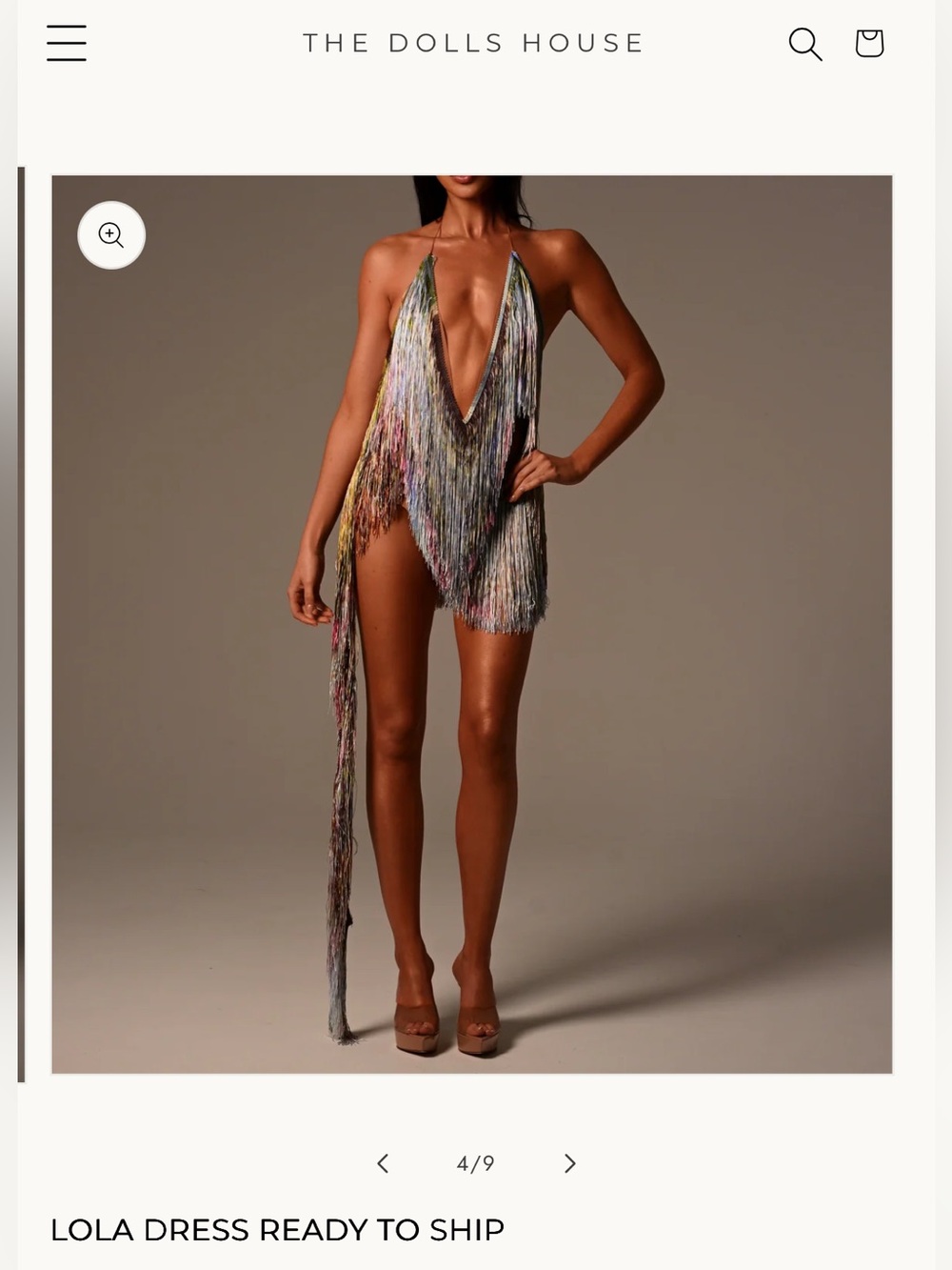 The Doll House Lola Fringe Dress